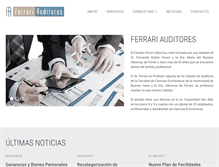Tablet Screenshot of ferrariauditores.com.ar